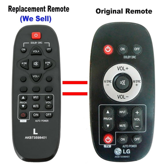 Brand New AKB73598401 Home Theater Remote for LG Soundbar NB2020A NB2022A