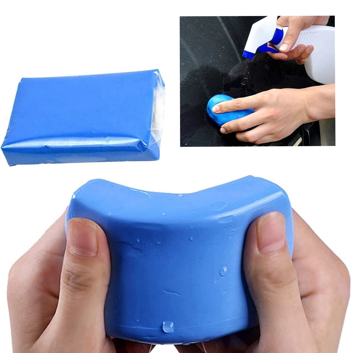 Car Clay Bar 100g Auto Detailing Magic Clay Bar Cleaner for Car Wash Car Detailing Clean, Pack
