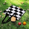 thumbnail image 6 of Colored Grid Geometry Outdoor Picnic Blanket, Foldable Waterproof Beach Mat, Portable Beach Blanket for Beach Camping, Hiking, Family Concerts, 6 of 8