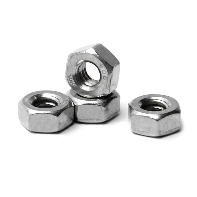 Huggegwe 30 Pcs Écrou Hexagonal 1/4-20, Acier Inoxydable 304, Entraînement Hexagonal, Écrous 1/4 Pouces, Attaches, Écrou de Remplacement 1/4 Pouces-20 SAE, Main Droite CJB91-24762