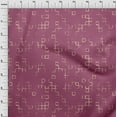 thumbnail image 4 of oneOone Viscose Jersey Pink Fabric Geometric Sewing Fabric By The Yard Printed Diy Clothing Sewing Supplies 60 Inch Wide, 4 of 7