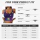 thumbnail image 5 of Fotbe Astronaut Sujetador Deportivo Largo sin Aros para Mujer con Almohadillas y Soporte Medio, Transpirable y Absorbente, Camiseta Tipo Chaleco o Tank Top-Medium, 5 of 8