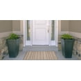 thumbnail image 2 of Linon Outdoor Washable Area Rug Collection, Tan and Ivory, 2' x 3', 2 of 7