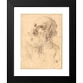 thumbnail image 2 of Bartolomé Estebán Murillo 11x14 Black Modern Framed Museum Art Print Titled - Head of an Old Man, 2 of 5