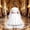 d-335White716, variant on HAYIMI Child Elegant Lace Girls Party Dress Long Sleeve Satin Bodice Overlay Bow Evening Gown O-Neck Classic Dresses