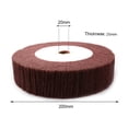 thumbnail image 4 of 8" Nylon Fiber Flap Polishing Wheel Disc Non-woven Abrasive Buffing 320 Grit, 4 of 9