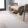 thumbnail image 2 of SAFAVIEH Martha Stewart Rebeca Solid Runner Rug, Ivory, 2' x 8', 2 of 10