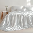 thumbnail image 2 of Sábanas de satén Bedsure tamaño queen, similares a las sábanas de seda, sábanas sedosas para cama ta, 2 of 9