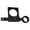 Black, variant on HonestMatter Kitchen Faucet Safety Lock, Faucet Lock for Sink, Adjustable Water Spigot Lock with 5 Holes, Secure Spring Locking for Home, White