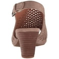 thumbnail image 3 of Franco Sarto Womens Monaco2 Leather Open Toe Casual Mule Sandals, 3 of 5