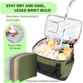 thumbnail image 2 of Tirrinia Camping Cooler Bag Insulated, Shoulder Strap and Bottle Opener 48 Cans Portable Ice Chest, 2 of 7
