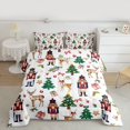 thumbnail image 2 of Homewish Cartoon Nutcracker 3 Pieces Queen Comforter Set for Kids Children Teens,Merry Christmas Tree Ultra Soft Bedding Sets,Happy Xmas Deer Bedding Comforter Set Breathable,Ultra Soft Home Decor, 2 of 8