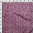 thumbnail image 4 of oneOone Polyester Lycra Dark Magenta Fabric Abstract Craft Projects Decor Fabric Printed By The Yard 56 Inch Wide, 4 of 4