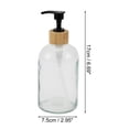 thumbnail image 4 of Unique Bargains 1 Pc Classic Cylindrical Soap Pump Dispenser for Bathroom Hotel 400ml Clear, 4 of 6