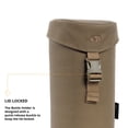 thumbnail image 3 of Tasmanian Tiger Bottle Holder, Tactical MOLLE Water Bottle Pouch, Quick Release Buckle, up to 1 Liter Bottles, Coyote, 3 of 3