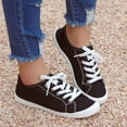 thumbnail image 2 of asdoklhq Womens Casual Shoes,Low-cut Canvas Shoes One-foot Lazy Korean Version Student Casual Flat Shoes, 2 of 5