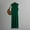 Green, variant on Casual Summer Dress for Women Cute Sleeveless Crew Neck Midi Dresses Ribbed Knit Dresses Party Dresses