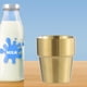 thumbnail image 5 of Jarra de cerveza de acero inoxidable para agua fría, té, bebidas, vasos de 300 ml para bar Dorado B, 5 of 9