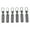 Grey, variant on Nieyigj 6 Pieces Detachable Zipper Pull Tab Replacement Rustproof Metal Zipper Head for Clothing Luggage Shoes Toys Handbags Wallets Silver (1.85 in / 4.7 cm)