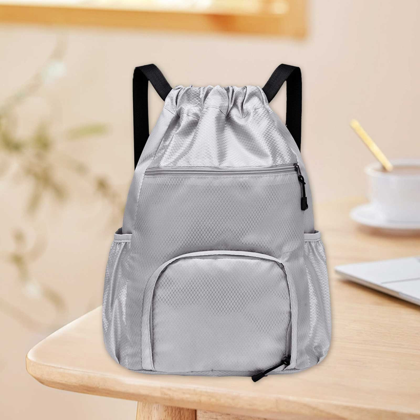 Sports Outdoors Sports Accessories Mesh Basketball Football Bag With Ball And Shoe Compartment For Boys Girls Man Women Ball Equipment Pack Soccer Backpack Sports Volleyball Gray - image 1 of 8