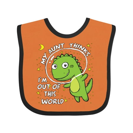 

Inktastic My Aunt Dinosaur Gift Baby Boy or Baby Girl Bib
