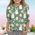 thumbnail image 4 of Eres Más Que una Camisa de Puntuación de Prueba Linda Impresión de Pascua 3/4 Manga Cuello Redondo para Niños, Camisas de Manga Larga de Niños Suaves Tamaño 12-14 Juventud para el Ocio Diario, 4 of 6