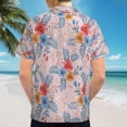 thumbnail image 6 of High Quality Hawaiian Shirts for Men Short Sleeve Aloha Beach Shirt Floral Summer Casual Button Down Shirts Blouses N69PS5, 6 of 7