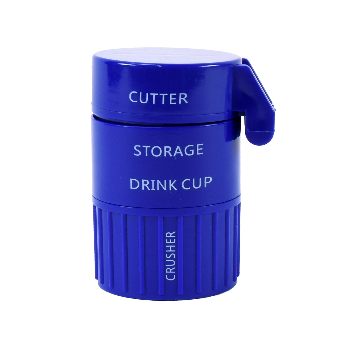 4 In 1 Travel Pill Crusher Cutter Storage Container Medicine Grinder