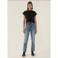 thumbnail image 5 of Basic Crew Neck Cropped T-Shirt, 5 of 7