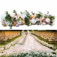 thumbnail image 5 of Fichiouy 3.28Ft Artificial Flowers Garland Hanging Silk Rose Vines Flowers Plants Wedding Event Background Decor, 5 of 10