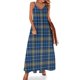 thumbnail image 1 of Vestido sin mangas a cuadros irlandeses azul brillante de O'Sullivan Tartan, vestido de verano, vestido diario para mujer, verano, 1 of 7