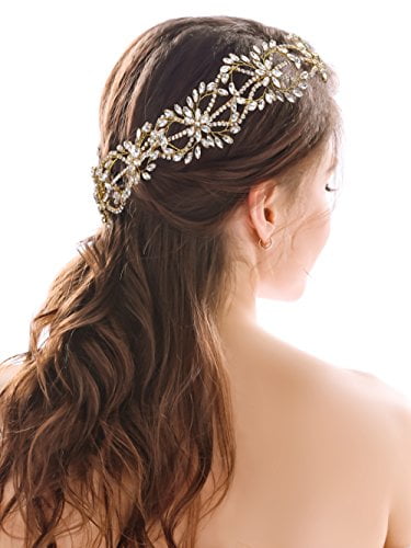 flower hair chain