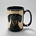 thumbnail image 3 of DASCHUND BLK/TAN Faithful Friend Coffee Cup, 3 of 3