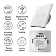 thumbnail image 4 of WiFi Switch Compatible Smart Wall Touch Switch WiFi Switch Standard For Light Touch Switch Remote Control Timer ,Trusted and Reliable, 4 of 5