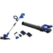 20-Volt Lithium-Ion String Trimmer/Edger And Axial Blower With (2) 2 Ah Batteries And Charger