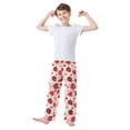 thumbnail image 3 of Heart Strawberry Flower Pajama Pants Soft Lightweight Lounge Pants Bottoms Sleep Pants Warm Comfy, 3 of 9