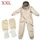 thumbnail image 1 of Traje de apicultura profesional Amacok de algodón de cuerpo entero con capucha, para hombre y mujer, de Forest Beekeeping Supply, con guantes., 1 of 5