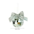thumbnail image 3 of Christmas Ornaments,1.97in Christmas Balls With Bow Ornaments Baubles Shatterproof Balls For Christmas Tree Decorations Christmas Indoor and Outdoor Decorations,D, 3 of 6
