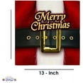 thumbnail image 2 of PMU Merry Christmas Santa Belt 13 Inch x 13 Inch Lunch Napkins (16/Pkg) Pkg/6, 2 of 7
