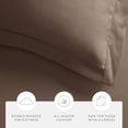 thumbnail image 5 of Comfort Canopy - Ultra Soft & Breathable - Duvet Cover Set with Shams, Full/Queen, Taupe, 5 of 11