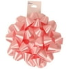 JAM Paper Gift Bows, Medium, 5 1/2" Diameter, Light Pink, 12/pack