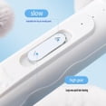 thumbnail image 5 of Cat Clippers for Matted Hair Local Hair Trimmer,2 Speed Low Noise Cat Hair Trimmer with White and Urple Lights Suitable for Pet Hair Trimming Such as Cats, Dogs and Rabbits (White), 5 of 8