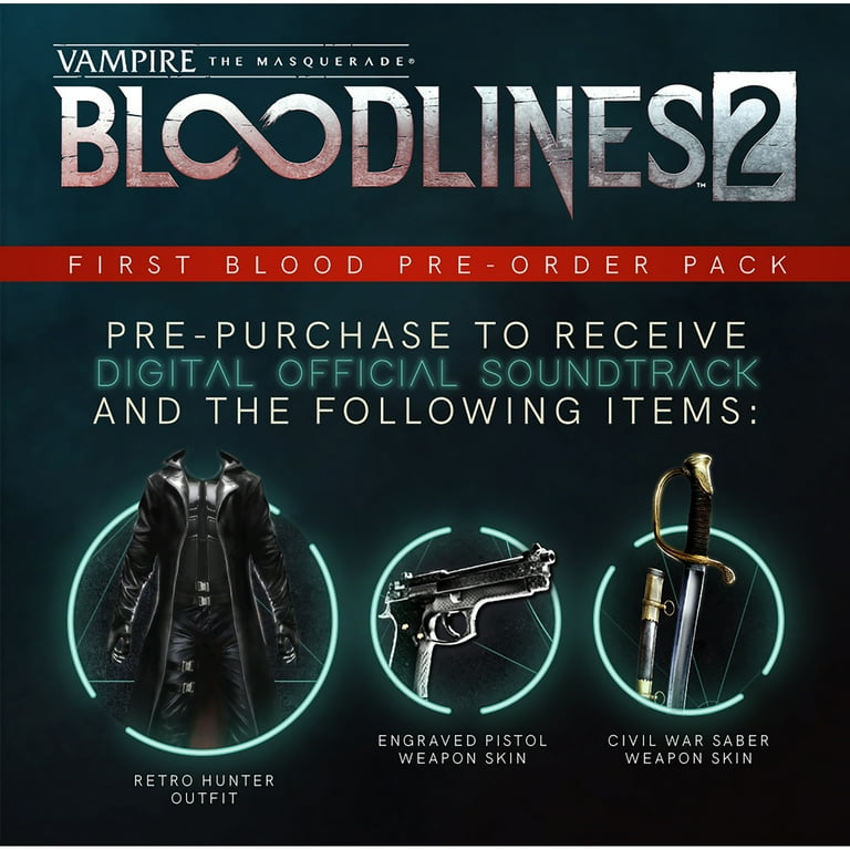 Vampire The Masquerade: Bloodlines 2 First Blood Edition - PlayStation 4 