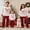 Style 9, variant on Family Matching Christmas Pajamas Reindeer Letter Print Sleepwear