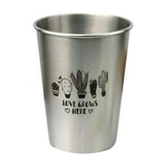 Stainless Steel and Toddlers Metal Drinking Glasses Children Pint Tumblers for Camping