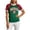 62Green70, variant on Women T-Shirts MEXICO O-Neck Short Sleeve Slim Fit Letter Print Football Soccer Game Crop Tops Summer Casual Street Style Tee