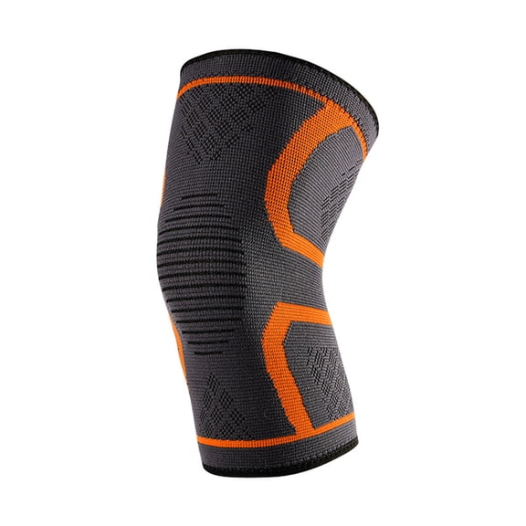 Rodiuiu Knitted Sports Knee Brace Lightweight Breathable Knee Compression Sleeve Women Men Elastic Outdoor Fitness Basketball Running Knee Sleeves