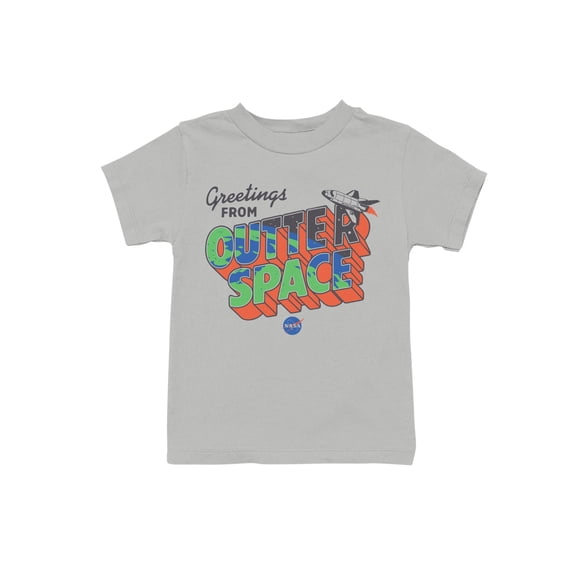 Officially Licensed Nasa Greetings from Outer Space Adventure Youth's T-shirt
