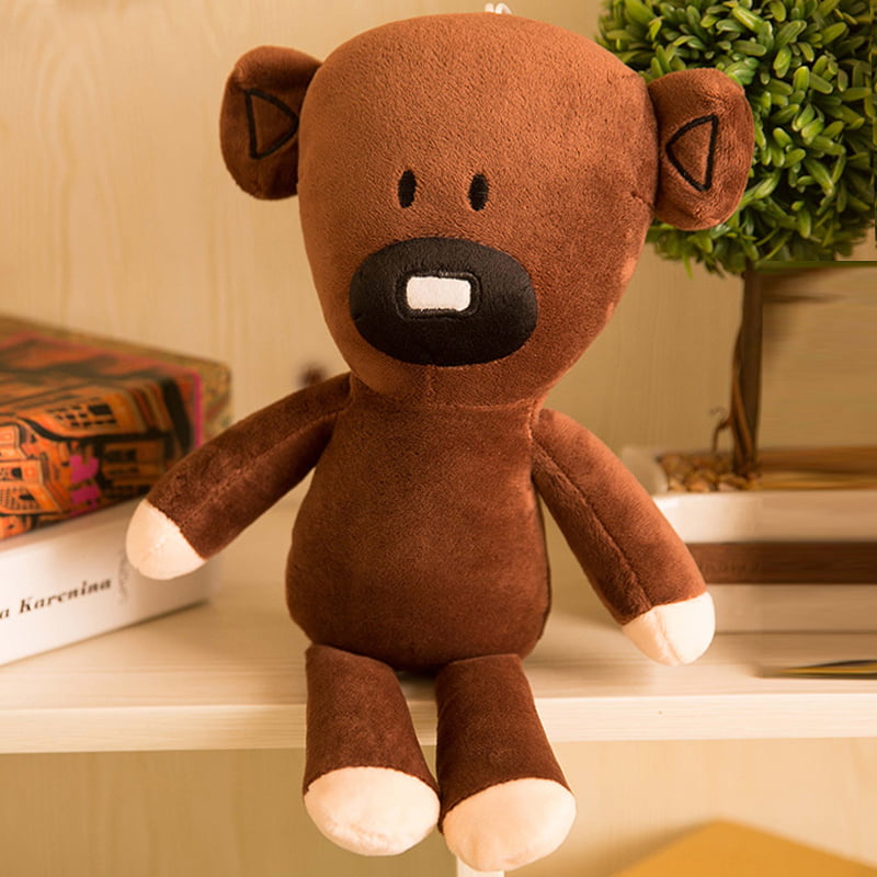 Mr Bean Teddy Bear Animal Stuffed Plush Toy Soft Cartoon Brown Figure 