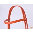 thumbnail image 2 of HILASON Western Horse Biothane Leather Headstall Tack Orange, 2 of 3